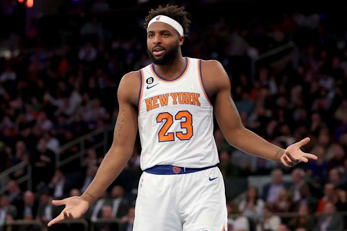 If the New York Knicks decide to keep center Mitchell Robinson, he could prove to be key to the team's identity